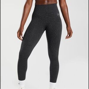 Gymshark Black Animal Seamless Leggings